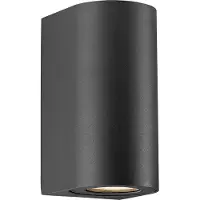 Nordlux LED-ulkoseinävalaisin Nordlux Asbol ylös/alas 150x67x95 mm musta