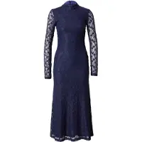 Bardot Ola Long Sleeve Midi Dress - Navy - 38
