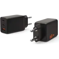 Uag SRGE Charger - ładowarka sieciowa 65W, 2x USB-C oraz USB-A (black)