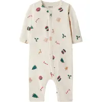 Name it Nbnvismas Ls Nightsuit - Cream - 68