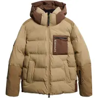 Superdry for man. MS110189A Ski Sport Jacket beige (L), Nylon, Snow, Recycled Polister, Sustainable