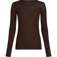 Hunkemoller Top Ls Boatneck Intimates - Brown - M