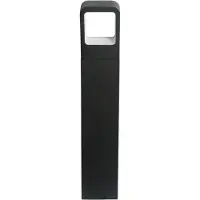 Heitronic Led pylväsvalaisin Juna, Musta, Alumiini, Moderni