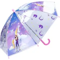 Unicorn Academy Sateenvarjo Rainy Days, Violetti