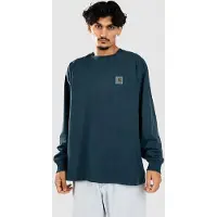 Carhartt WIP Vista Pitkähihainen T-paita deep lagoon garment dyed Koko M