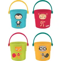 Ludi Bucket Play Set For The Bath - Multi/patterned - ONE SIZE