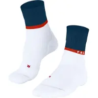 Falke Men's Ru4 Endurance Compression Running Socks White Urheilusukat 39-41