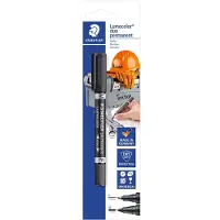 Staedtler Lumocolor permanent duo 348, 1 kpl (348-9 BK-1)