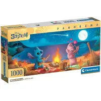 Clementoni Puzzle Panorama HQC Disney Stitch, 1000 kpl (I-37061)