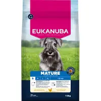 Eukanuba 2x7,5kg Mature Small Breed kana koiran kuivaruoka