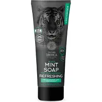 Raw Organic Natura Siberica Black mint soap hair and body 200ml