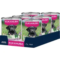 Eukanuba 6x400g Puppy Rich in Lamb with Potatoes koiran märkäruoka