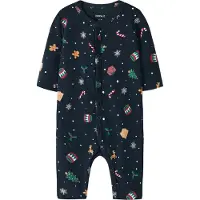 Name it Nbnvismas Ls Nightsuit - Navy - 56