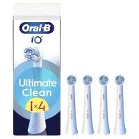 Oral-B iO Ultimate Clean -vaihtoharjat, valkoinen, 4 kpl