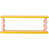 Bloomingville Bibiola-hylly 60x21,5 cm Keltainen