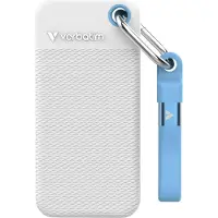 Verbatim 1TB Pocket Summer Edition, ulkoinen SSD-levy, 3.2 Gen2 USB-C, 1000/1000 MB/s, valkoinen