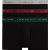 Tommy Hilfiger Underwear Bokserishortsit vaaleanharmaa / kuusi / karpalo / musta