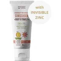 Wooden Spoon Mango Vauva- ja perherusketusvartalovoide SPF 50 100 ml