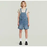 G-Star Short Dungaree - Medium blue - Women