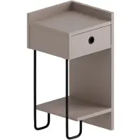 Kalune Design Kalune_Desig Bedsd Tbl Siriusright L. Brwn 30X32x61