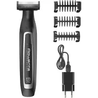 Rowenta TN6000 Forever Sharp Cordless Beard Trimmer 3-in-1 Black/Silver with 1, 3, and 5 mm combs; Waterproof; Self-sharpening blades; up to 120 minut (TN 6000)
