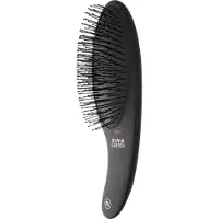 Olivia Garden Black Label CURVE Board&Nylon bristles hiusharja hiusten selvittämistä helpottamaan Black 1 kpl