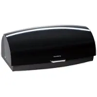 Klausberg Kb-7931 metallinen leipäkori, 45 cm, kiiltävä musta