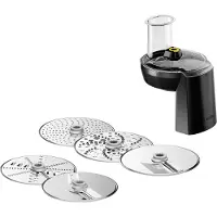 Bosch MUZS68VL, Kiinnityspakkaus, musta, Läpinäkyvä, Ruostumaton teräs, MUMS6xxx, MUM9xxx, 315 mm, 240 mm