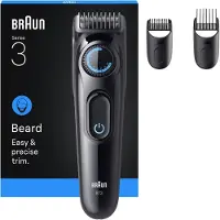 Braun Beard Trimmer Series 3 BT3520 -partatrimmeri, musta ja sininen