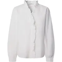 Pepe Jeans for woman. PL3051246 Shirt Pearl white (XL), Casual, Cotton, Long sleeve