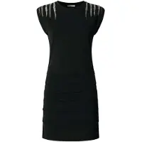 Pepe Jeans for woman. PL9537726 Brilla black dress (S), Casual, Cotton, Short sleeve