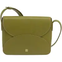 Dudu Toys Cefalonia Crossbody-laukku Nahka 21 cm Oliivinvihreä