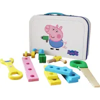 Barbo Toys Pipsa Possu Puinen Työkalupakki