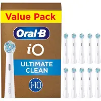 Oral-B iO Series Ultimative Reinigung Zahnbürstenköpfe – Weiß – 10er-Pack