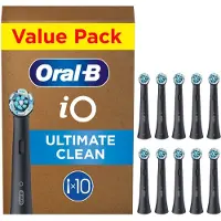 Oral-B iO Series Ultimate Clean -hammasharjan päät - musta - 10 kpl