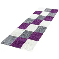 Adana Carpets LIFE matto violetti, 80X250 cm