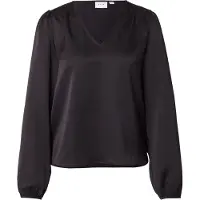 Vila Ellette Smock Satin Top Pitkähihainen Pusero
