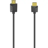 Hama High Speed Flexislim HDMI-kaapeli, 3 m, musta