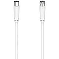 Hama Antenna Cable SAT 90dB F-Coax White 1.5m antennikaapeli