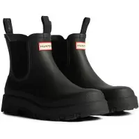 Hunter for woman. FRU0005252 Elements Chelsea ankle boots black (44), Flat, None, Casual