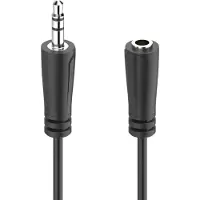 Hama Cable Audio 3.5mm-3.5mm Extension 1.5m audio jatkokaapeli
