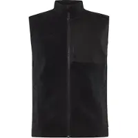 Craft Men's Adv Explore Pile Fleece Vest Black Vuorettomat liivit L