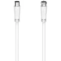Hama Cable Antenna 90dB F-Plug-Coax Female White 1.5m