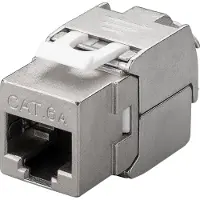 Goobay Keystone-modul RJ45 CAT 6A, STP, 500 MHz, slim-line