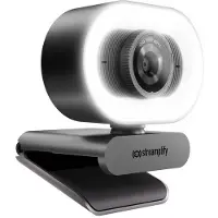 Streamplify CAM Plus, verkkokamera Ring lightilla, FullHD, 60FPS, musta