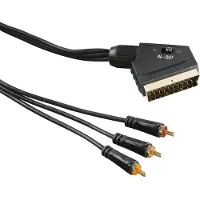 Ginza.se Video johto scart - 3 x RCA 1,5m AV-kaapeli