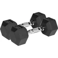 Rebel Kumipintaiset valurautaiset käsipainot HEX 2x4kg, ACTIVE
