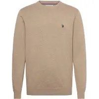U.S. POLO ASSN. Neulepaita 'UMAdair' meleerattu beige