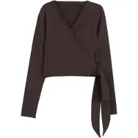Aim'n Shape Seamless Wrap Long Sleeve - Burgundy - M