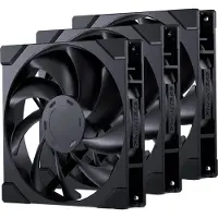 Phanteks M25 Gen2 140 mm PWM tuuletin, musta, 3 kpl